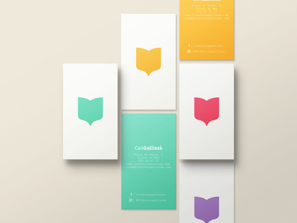 Diseño de tarjetas para Can Gallissà